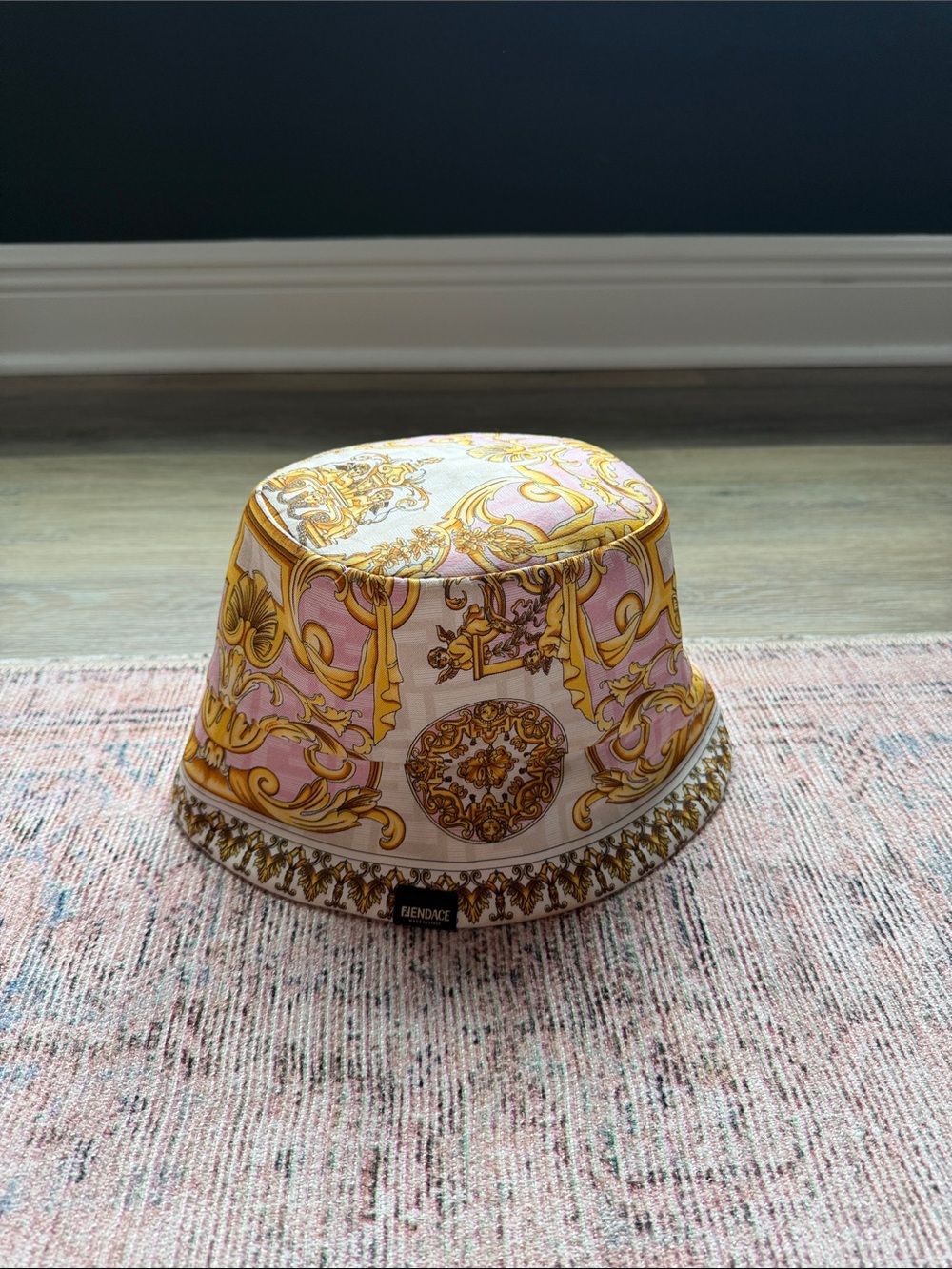Fendace Fendi x Versace Silk Bucket Hat
